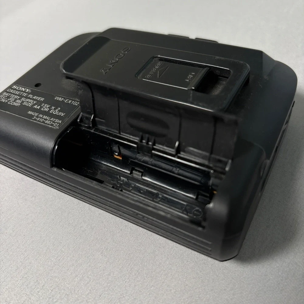 Sony Walkman WM-EX102 Cassette Player Mega Bass Black Vintage Tested and Working